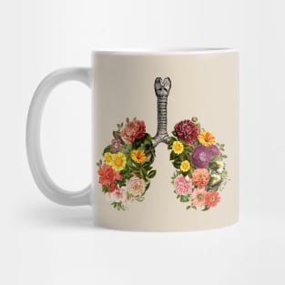 Breathing Spring Flower Lungs by Tobe Fonseca Mug